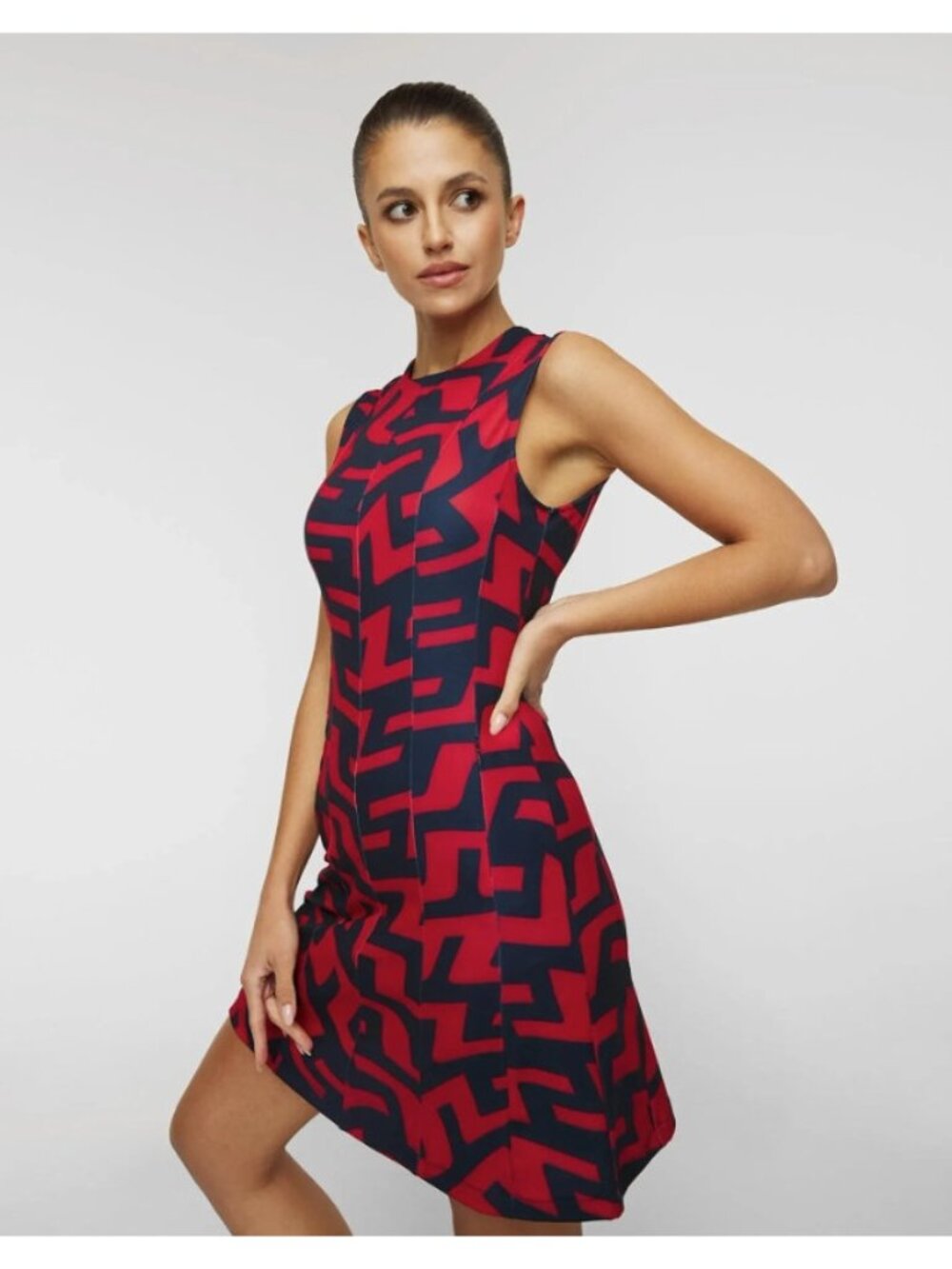 J. Lindeberg Jasmin Logo Print Sleeveless Golf Dress ( XS )